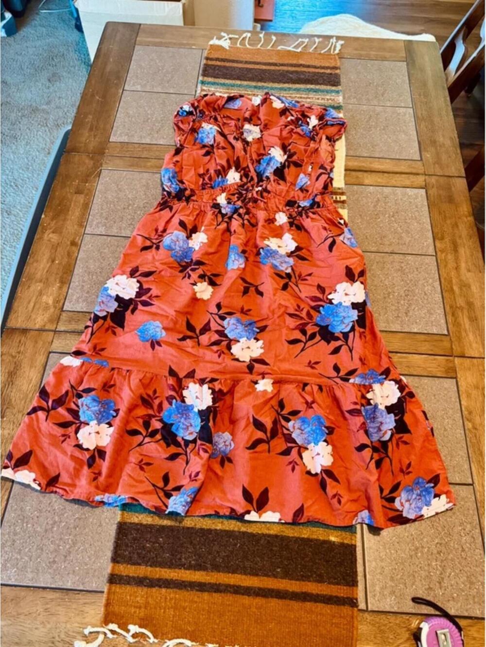 Women’s time and tru floral dress size xl